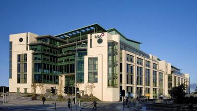 RSA shares fall 7.2 per cent after it puts extra £135m of capital into Irish subsidiary