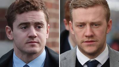 Contrasting fortunes for Jackson and Olding in France after Belfast rape trial