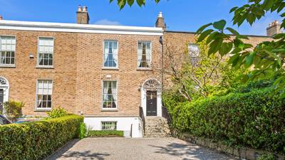 ‘At the back all you can hear is birdsong’: Leeson Street four-bed for €2m
