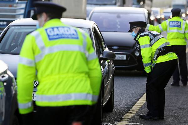 Level 3 restrictions see traffic fall by 17.5 per cent last week, gardaí say