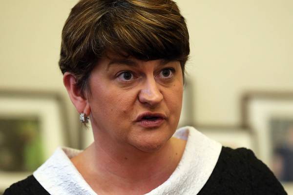 Arlene Foster says calls to stand down motivated by misogyny