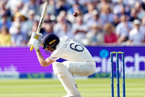 Lawrence leads fightback as England gain a foothold at Edgbaston