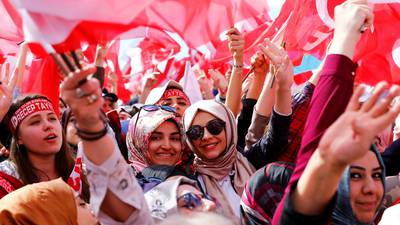 Erdogan faces  biggest test as Turks vote in  referendum