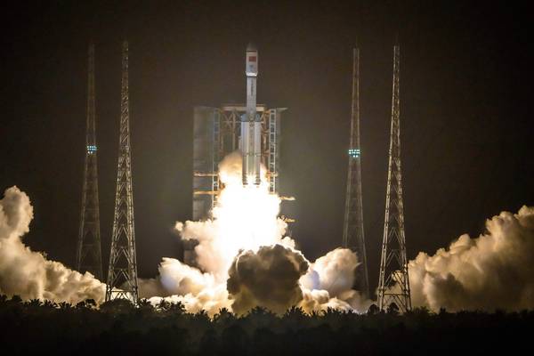 Automated spacecraft docks with China’s new space station