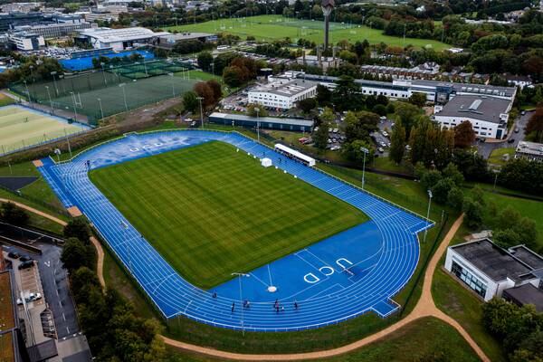 Refurbished athletics track represents new blue era for UCD athletics