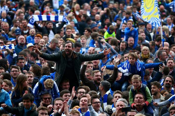 Brighton seal promotion to Premier League as Huddersfield held