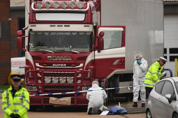 Irish lorry driver found guilty of manslaughter of 39 Vietnamese migrants
