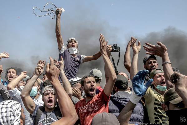 Gaza killings: A day of defiance and despair at the border fence