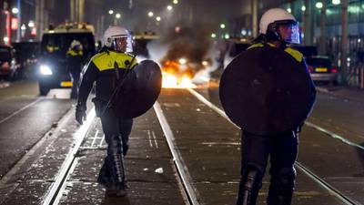 Third night of riots in The Hague after death in police custody
