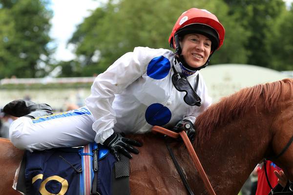Hayley Turner denies Queen’s horse to bridge 32-year gap at Royal Ascot