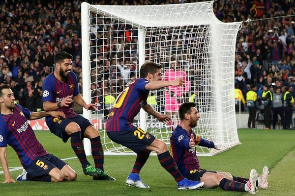 Messi magic puts Barcelona in total control against Liverpool