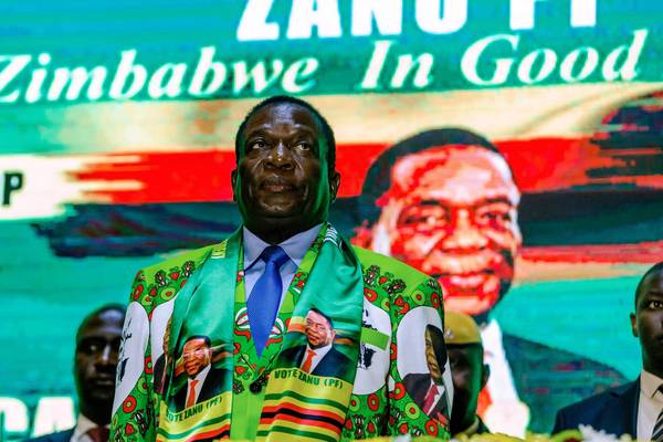 Zimbabwe’s president urges party unity ahead of election