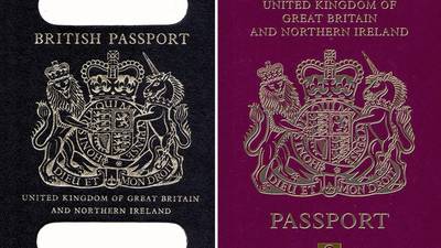 Post-Brexit blue British passports to be made in France