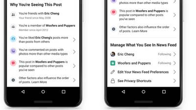 Facebook introduces more transparency on how your news feed works