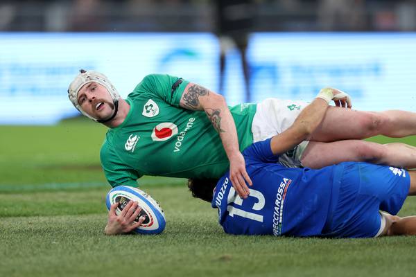 Ireland’s opponents blindsided by Mack Hansen’s ability to exploit space in tight confines