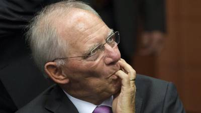 Schäuble says Greece default, euro exit looks inevitable