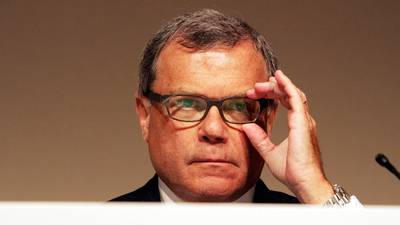 WPP record 22 per cent decline in new business this quarter