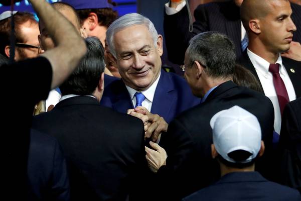 Irish Times view on Binyamin Netanyahu’s Israeli election win