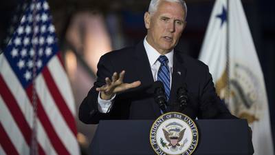 Mike Pence visit to Ireland brought forward to early next week