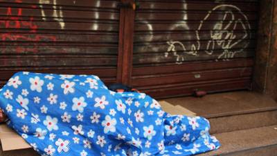 Rough sleepers up 1,000 in Cork since 2011, says Simon