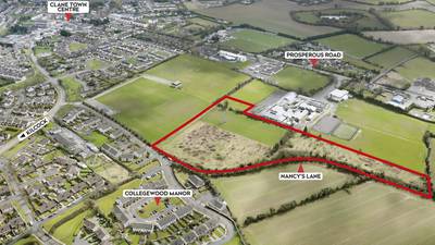 Kildare site with permission for 90 homes for €3m