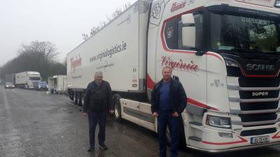 ‘Nothing is working as it should’: New Covid strain stalls Irish truckers in Britain