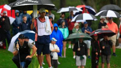 Weather delays and stop-start nature of Players a real test for the field