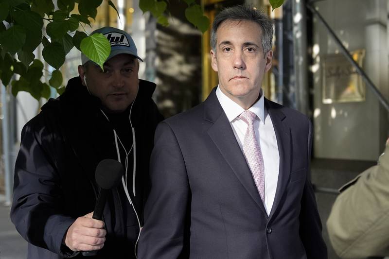 Former Trump lawyer Michael Cohen grilled over social media posts at  hush-money trial