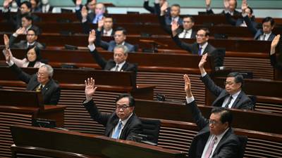 Hong Kong passes national security law aimed at quashing dissent with severe penalties