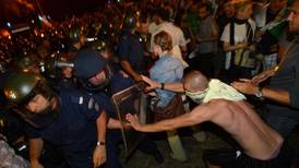 Bulgarian ministers barricaded inside parliament by angry protesters