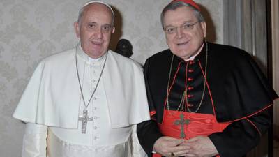 Catholic Church has become too feminised, says Cardinal Raymond Burke