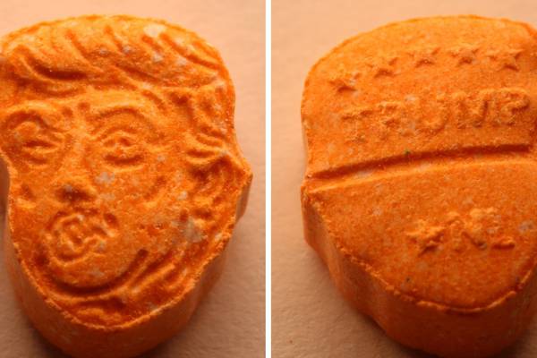 On both sides: Ecstasy pills in shape of Donald Trump’s head seized