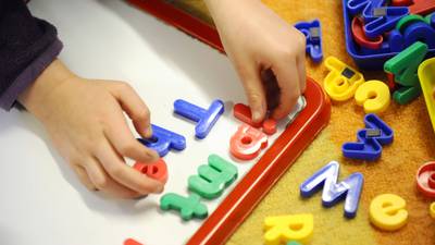 Six in 10 workers say partner gave up work due to cost of childcare, survey finds