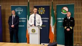 Drug ship seized off Cork with €157m of cocaine was ‘largest in the history of the State’, briefing told