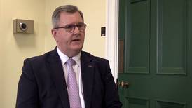 DUP leader says ‘more is needed’ on North’s post-Brexit trade arrangements for party to return to Stormont
