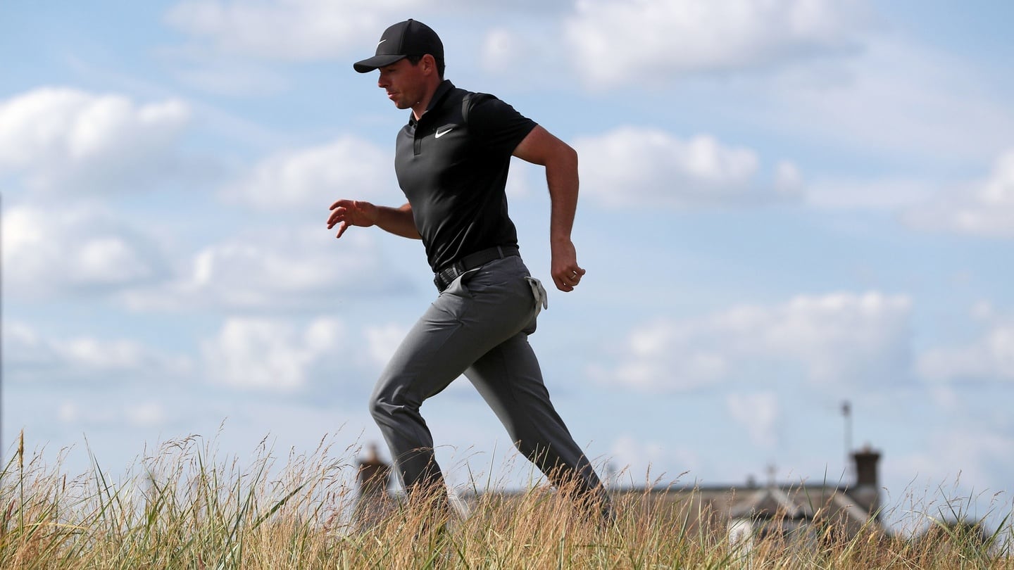 Aggressive game plan puts Rory McIlroy firmly in the mix