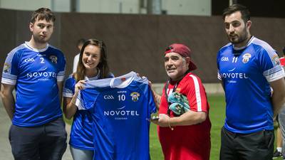 ‘He didn’t know about Gaelic football’: UAE GAA players meet Diego Maradona
