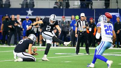 NFL round-up: Raiders escape Dallas with overtime win