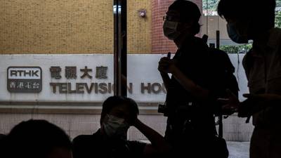 Hong Kong journalist arrested in move dubbed ‘an attack on press freedom’