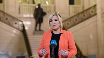 Vice grip: Michelle O’Neill backed to overcome unusual challenge