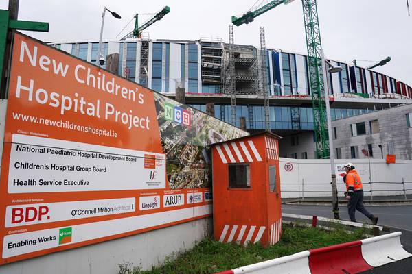Fears target dates for construction and opening of new children’s hospital will be missed