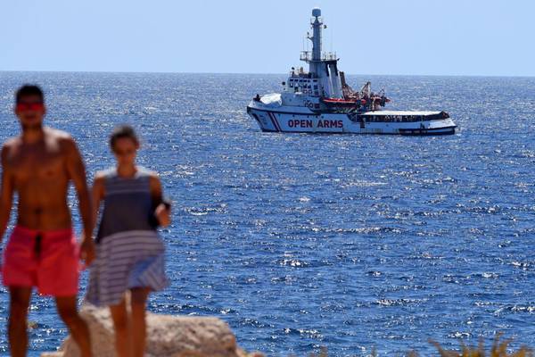Migrant vessel denied mooring by Italy warns of ‘critical situation’