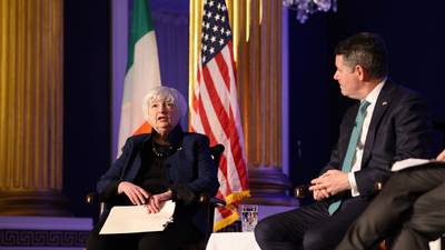 Janet Yellen Day in Dublin sees corporate tax row brushed aside