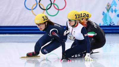 Short track speed skater Elise Christie misses out on silver medal after disqualification