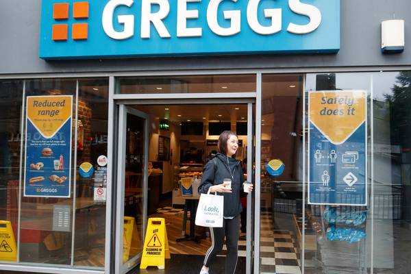 Greggs’ sales lag behind in UK’s big cities as full return to offices in doubt