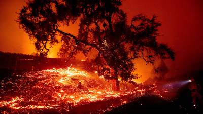 ‘Potentially historic’: Dangerous winds expected as fires burn across California