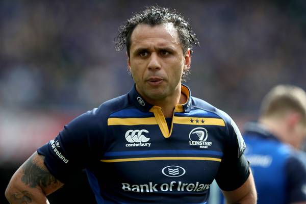 Out-of-action Isa Nacewa adds to Leinster’s injury crisis