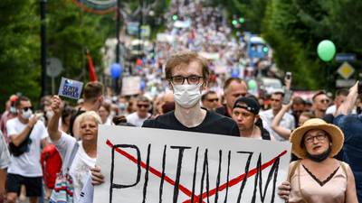 Putin looking listless as anti-Kremlin protests grow in Russia’s east