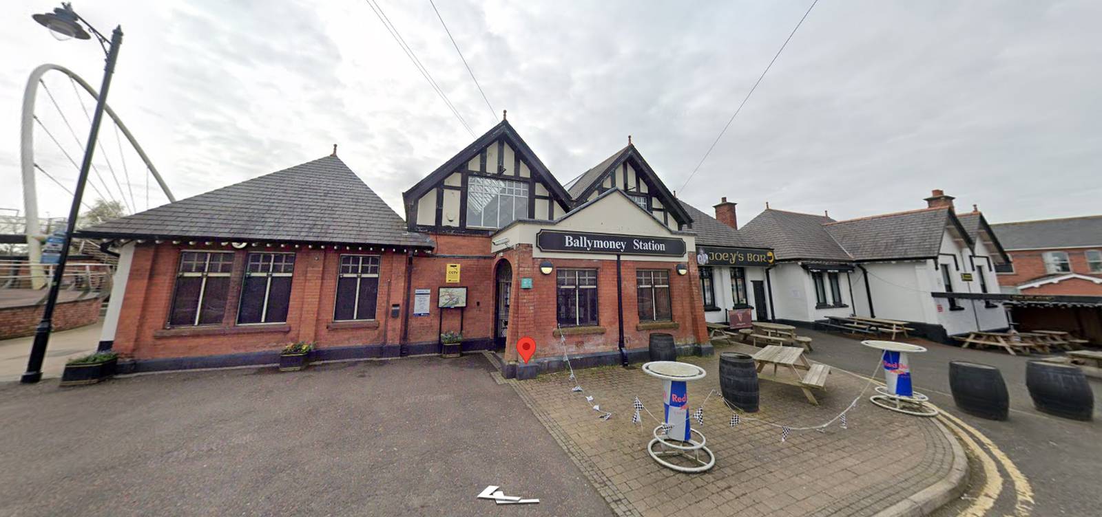 Ballymoney railway station, Seymour Street, Co Antrim Google Street View