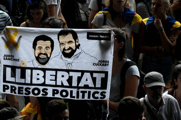 Praise and condemnation as Catalan separatists given lengthy jail terms